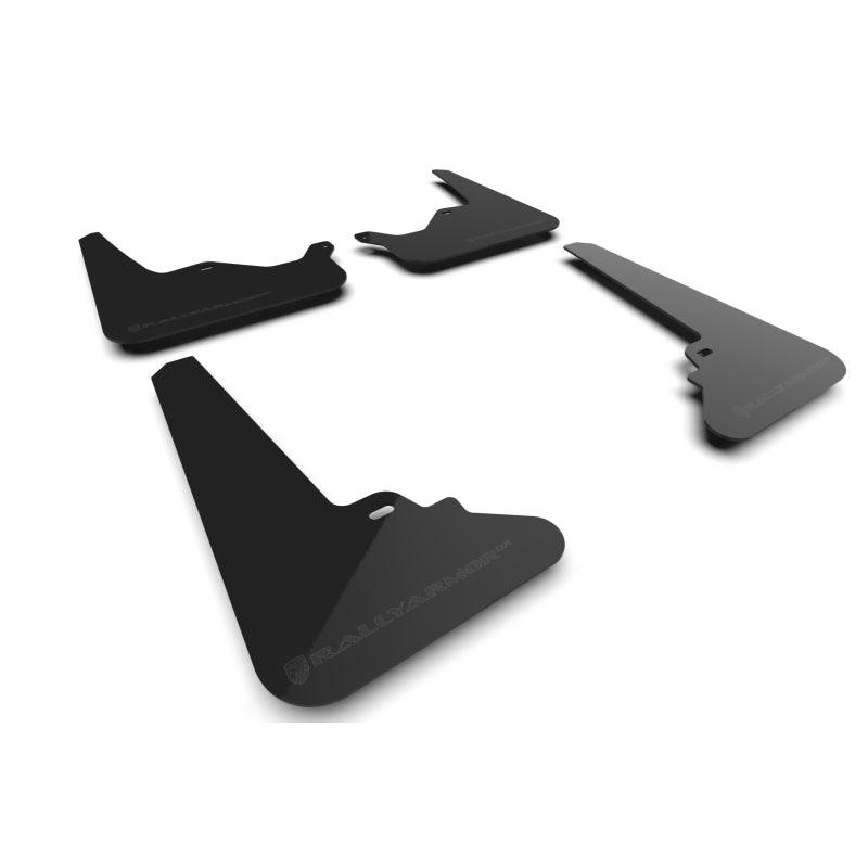 Rally Armor 21-23 Tesla Model S/ S Plaid Black UR Mud Flap w/ Metallic Black Logo
