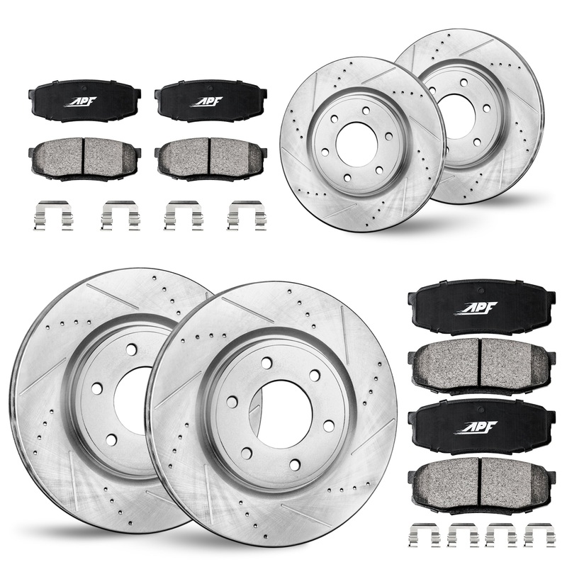 APF Full Brake Kit Rotors and Pads for Buick Rainier 4.2L 2006-2007