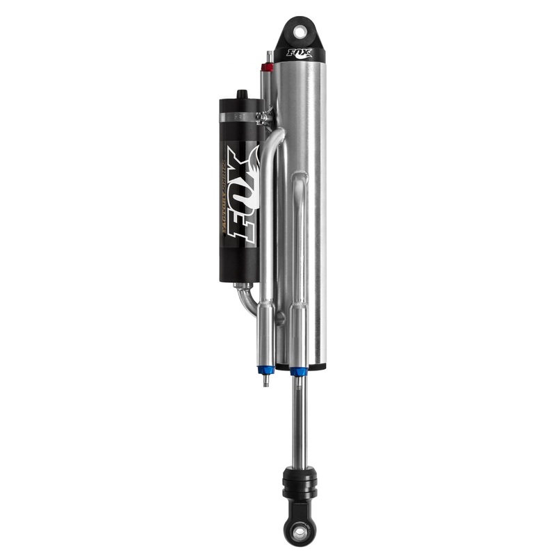 Fox 3.0 Factory Series 18in. P/B Res. 4-Tube Bypass Shock 1-1/8in. Shaft Short Course – Black/Zinc