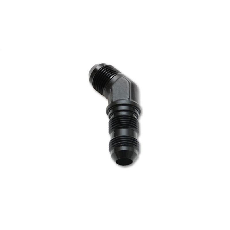 Vibrant -6AN Bulkhead Adapter 45 Degree Elbow Fitting – Anodized Black Only