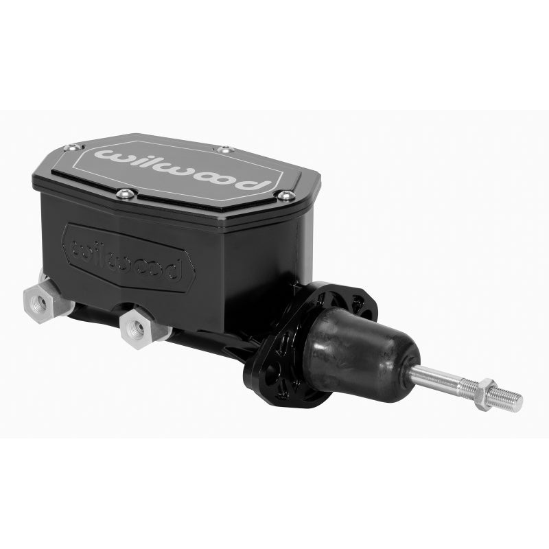 Wilwood Compact Tandem Master Cylinder – 1in Bore – w/Pushrod (Black)