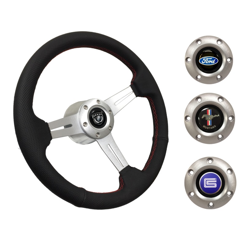 1968-78 Ford Mustang Steering Wheel Kit | Perforated Leather
