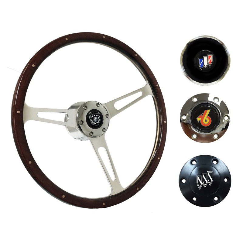 1969-89 Buick Steering Wheel Kit | Deluxe Espresso Wood | ST3553A