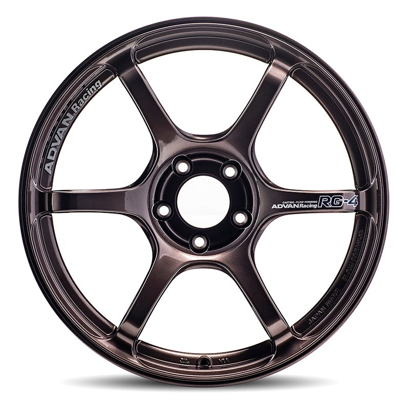 Advan RG-4 18×8.5 +44 5-100 Racing Copper Bronze Wheel