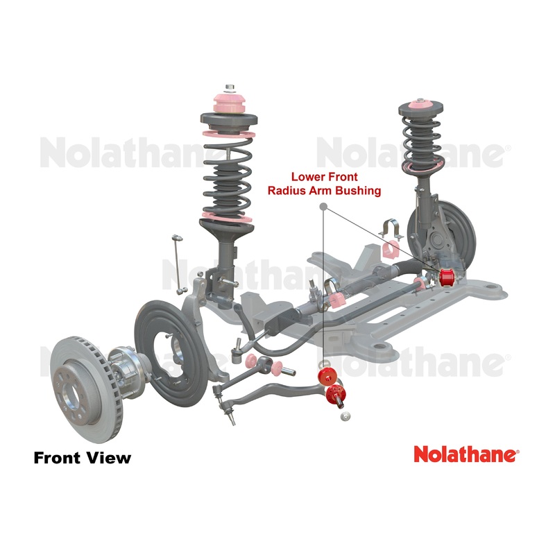 Nolathane Front Radius Arm – Lower Bushing Kit | 2006-2011 BMW 3-Series (REV028.0180)