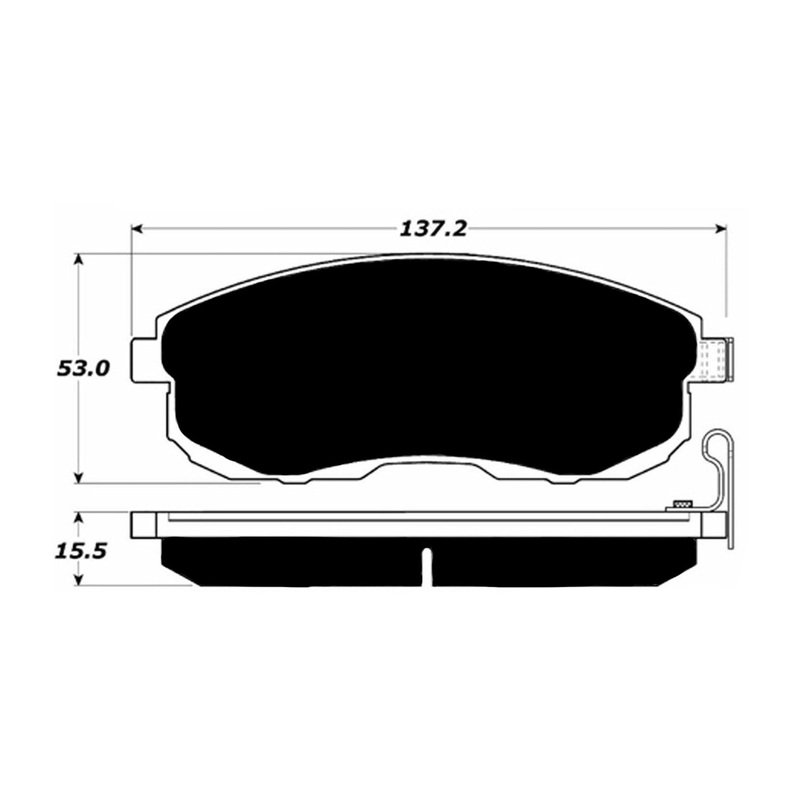 Porterfield Brake Pads for 2011 NISSAN ALTIMA