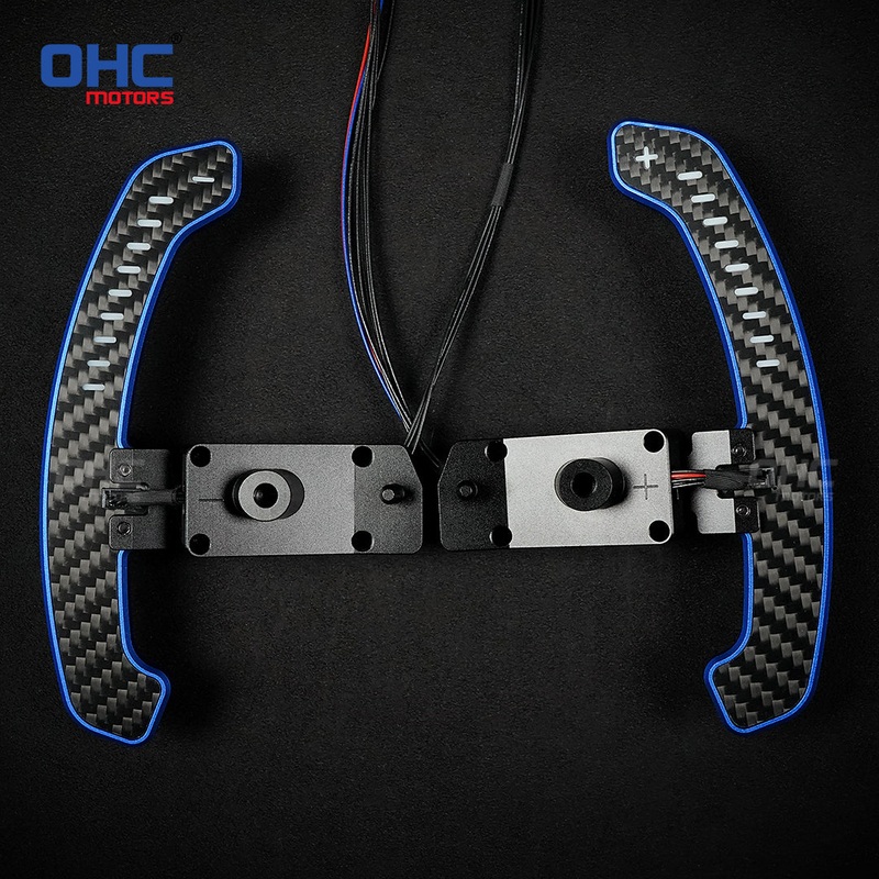 Carbon Fiber LED Magnetic Paddle Shifters For Lexus UX200 ES300 ES350 NX350 RX LC500 GR