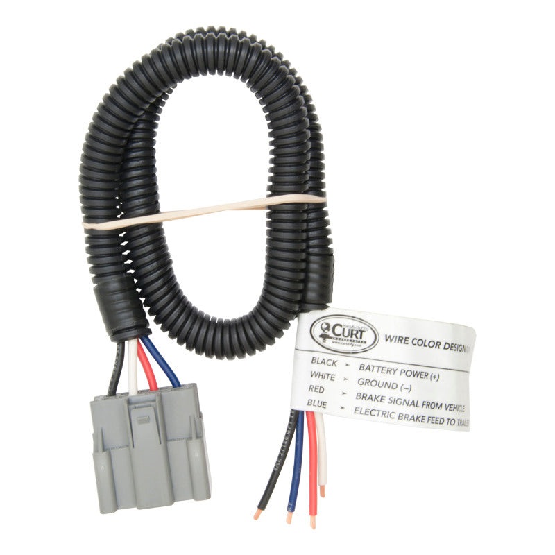 Curt Universal Trailer Brake Controller Harness w/Pigtails (Packaged)