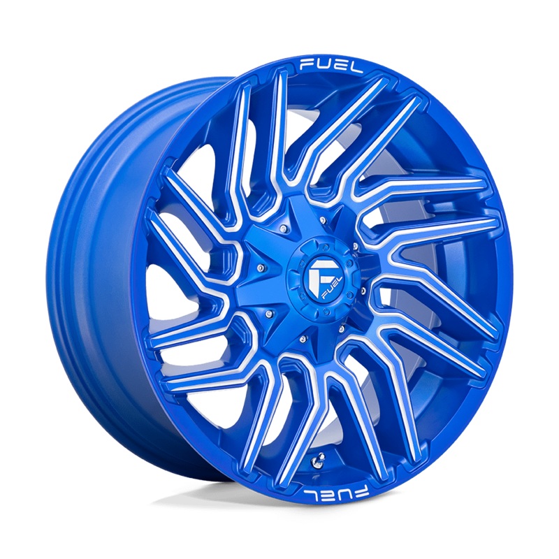 Fuel Wheels D774 Typhoon 22″ 5×114.3/5×127 Anodized Blue Milled