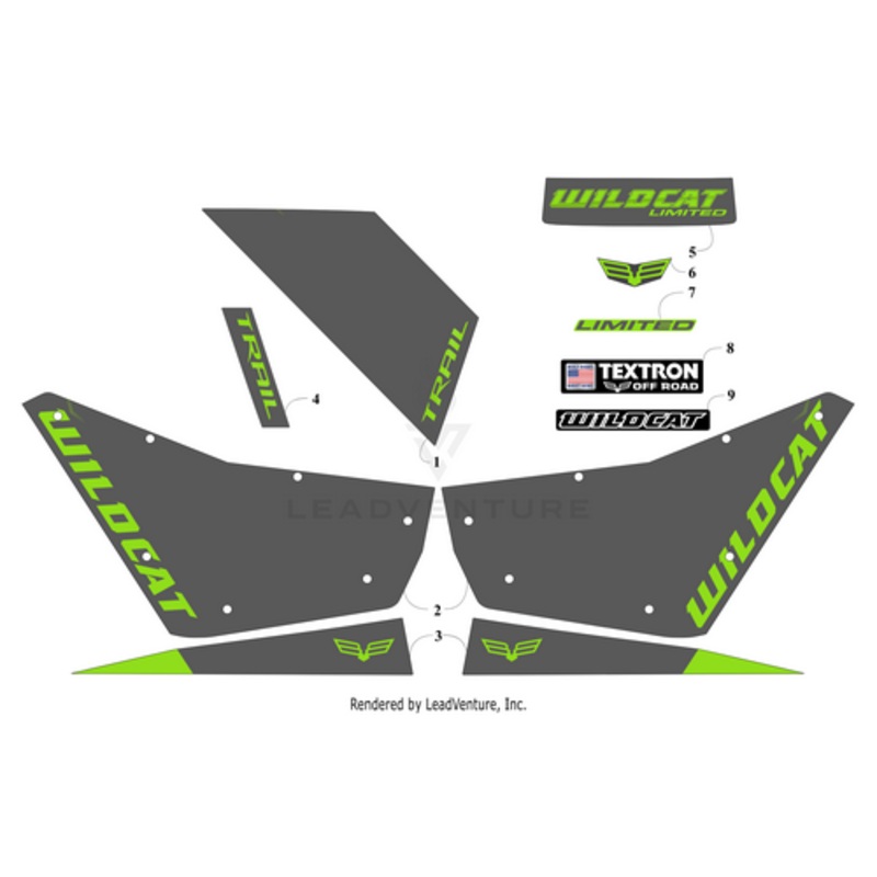 Hood Decal Side Right (Trail) by Arctic Cat