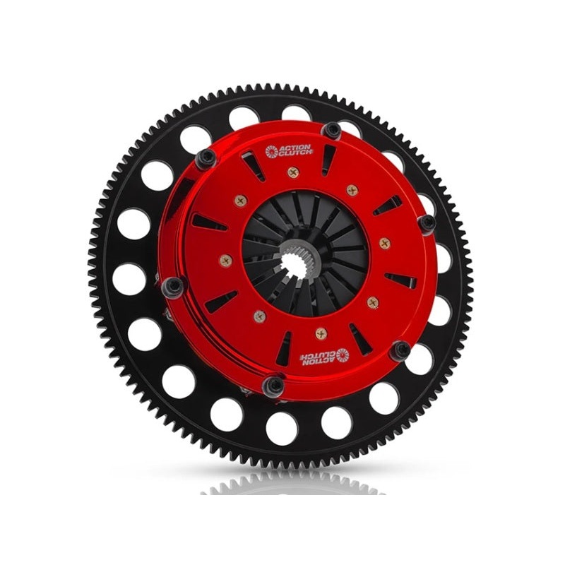 Action Clutch 06-11 Honda Civic SI 2.0L (K20Z3) 7.25in Sprung Twin Disc Race Clutch w/Chromoly FW