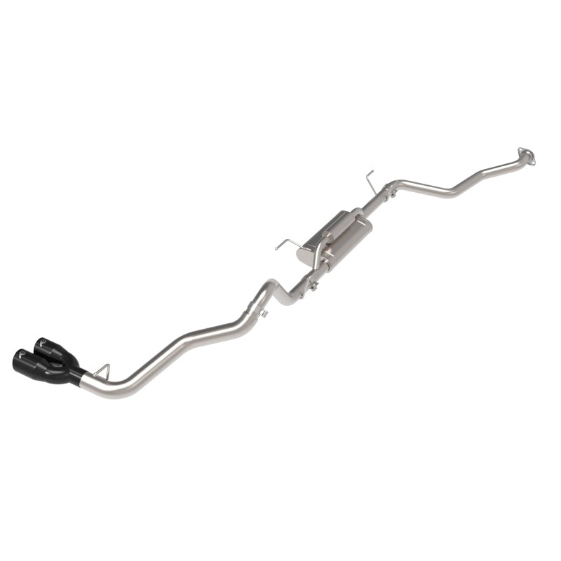 aFe 24-25 Toyota Tacoma L4-2.4L (t) Vulcan Series 2.5in to 3in Cat-Back w/ Black Tip