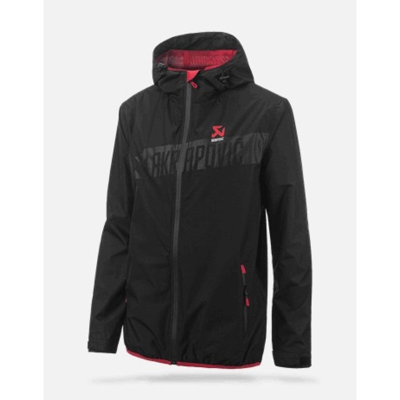 Akrapovic Mens Corpo Windbreaker Black – Large