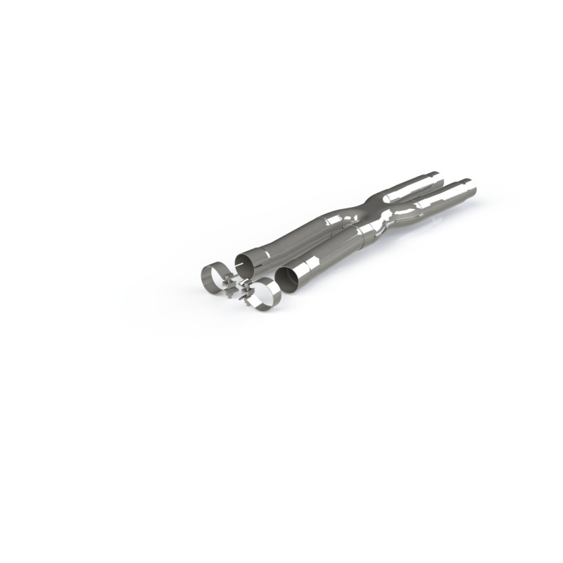 MBRP 2.5-Inch Armor Plus Street Profile X-Pipe Resonator Bypass | 2015 – 2023 Ford Mustang GT (S7213409)