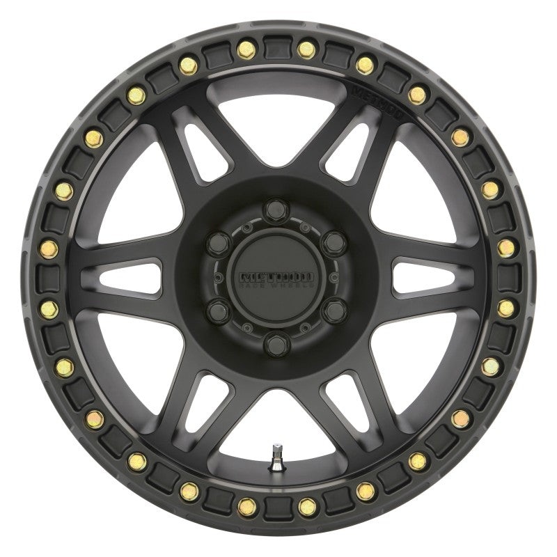 Method MR106 Beadlock 17×9 -44mm Offset 6×5.5 108mm CB Matte Black w/BH-H24125 Wheel