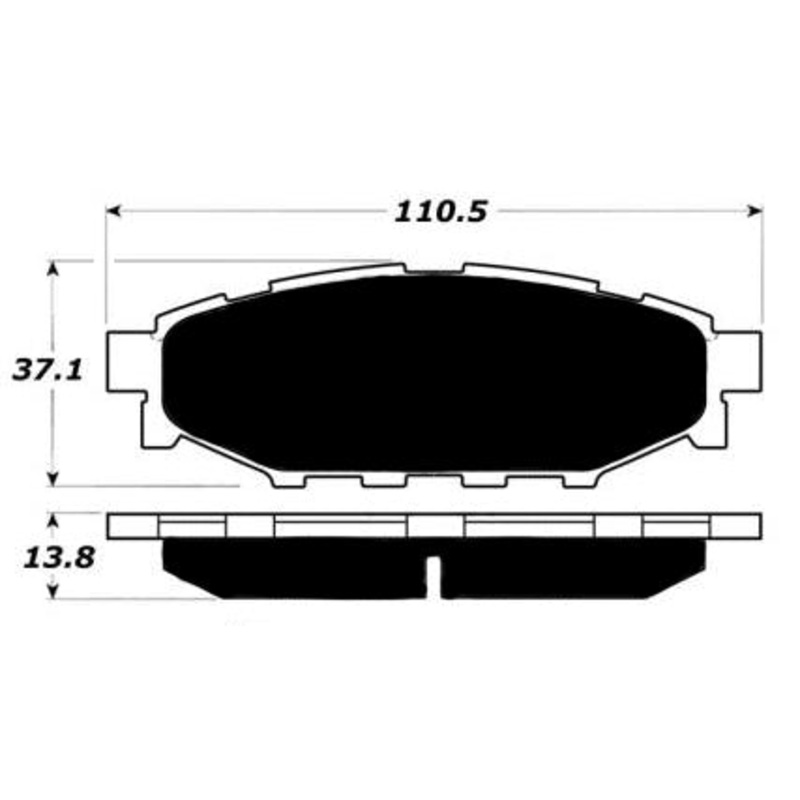 Porterfield Brake Pads for 2009 SUBARU IMPREZA SEDAN