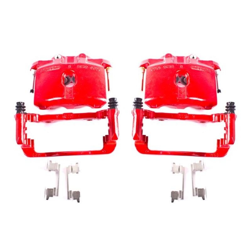 Power Stop 03-06 Cadillac Escalade Rear Red Calipers w/Brackets – Pair