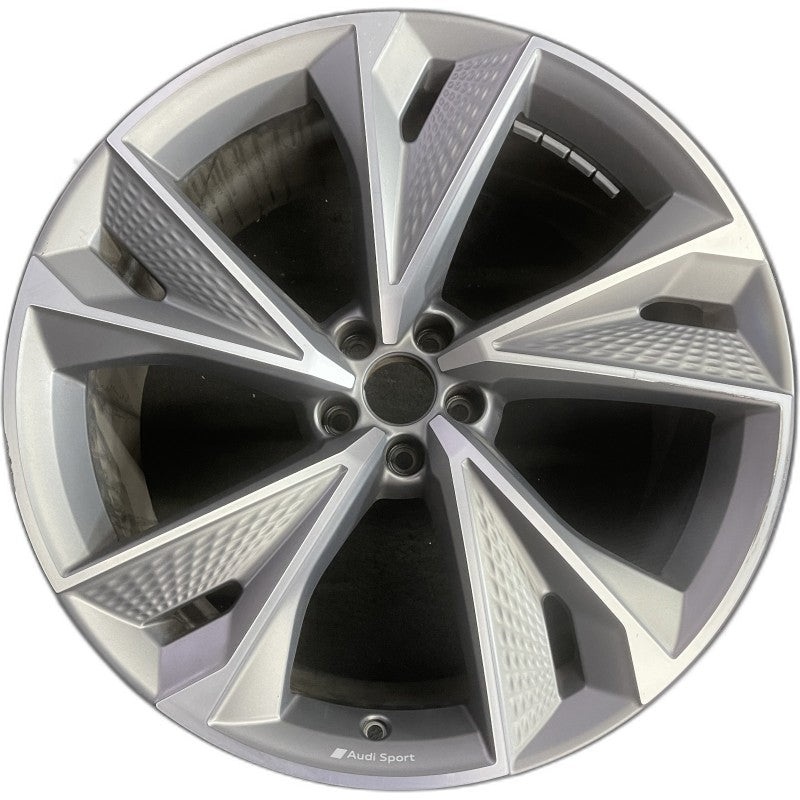 22″ AUDI RS7 21-23 22×10.5 alloy 5 V spoke machined gray Original OEM Wheel Rim