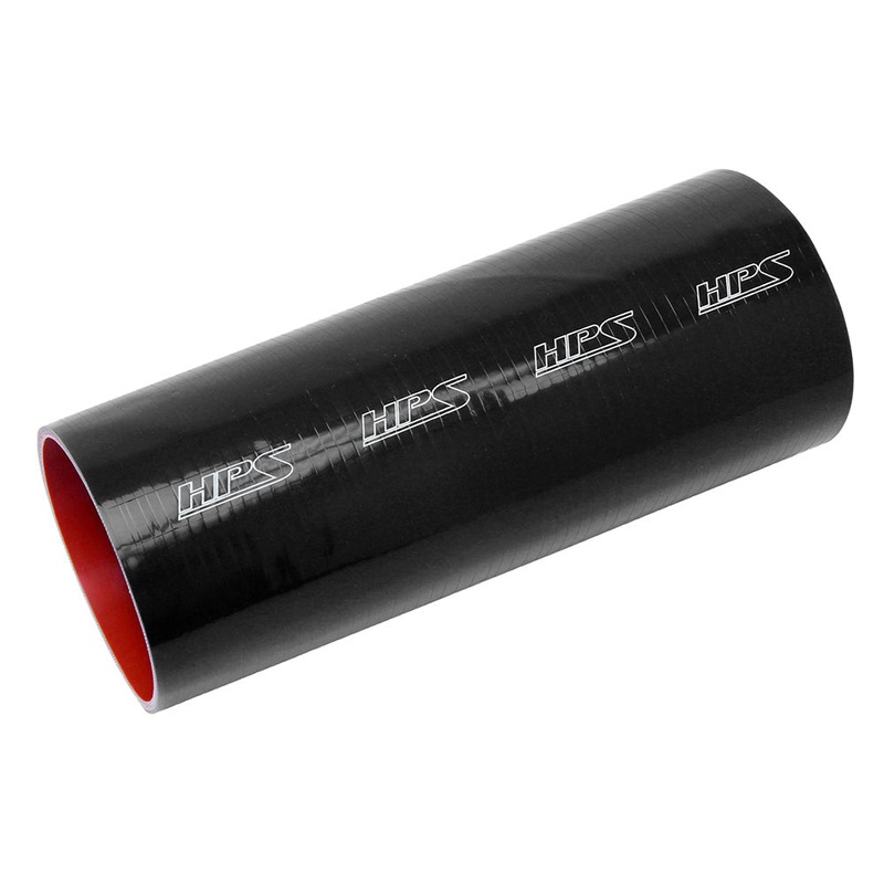 HPS 6-5/8″ 6-ply Reinforced Silicone Straight Coupler Hose | Universal (HTST-3F-662-BLK)