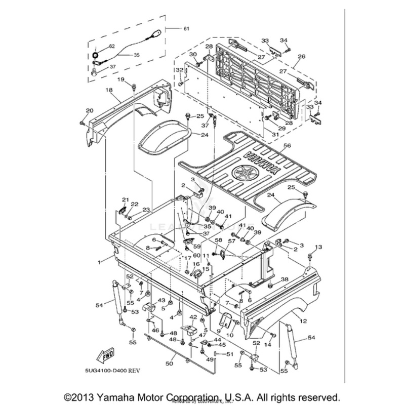 Latch Assembly by Yamaha