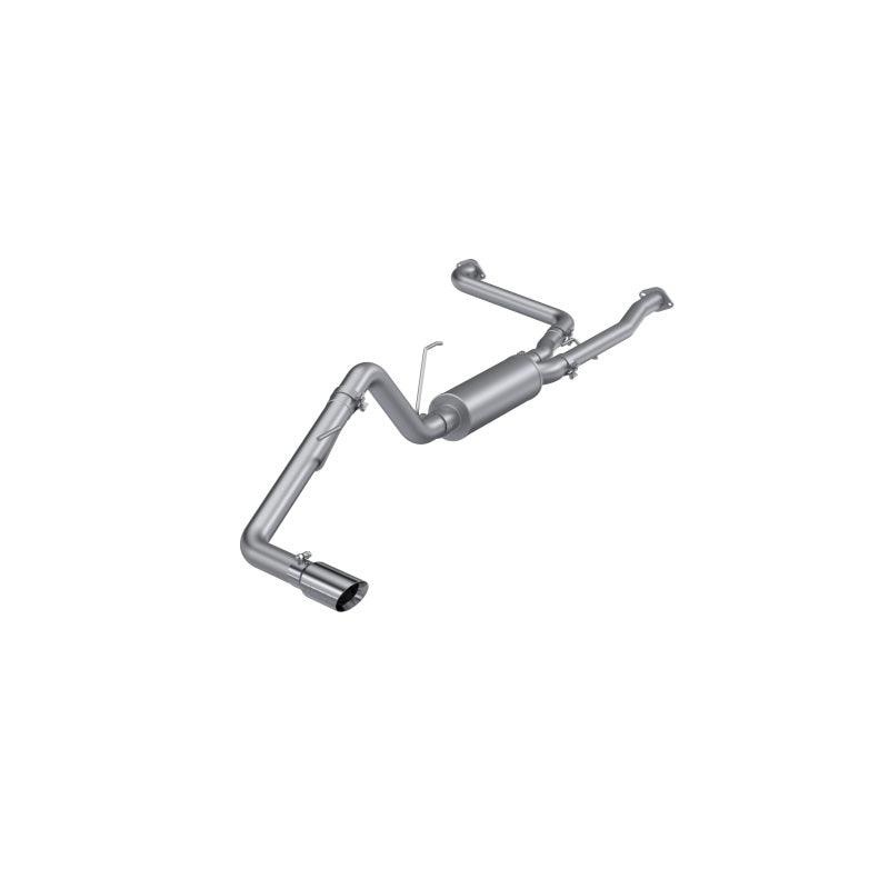MBRP 22-23 Nissan Frontier 3.8L 3in Tip 3in Cat Back Single Side Exit Street Profile – Aluminized