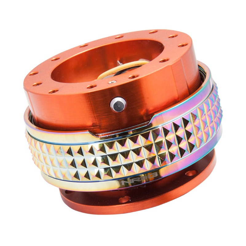 NRG Quick Release Kit – Pyramid Edition – Orange Body / Neochrome Pyramid Ring
