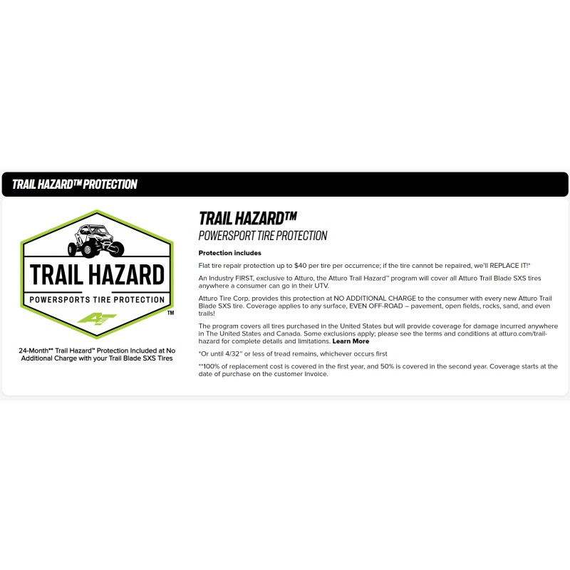 Atturo Trail Blade X/T SxS Tire – 29X9R14 74N