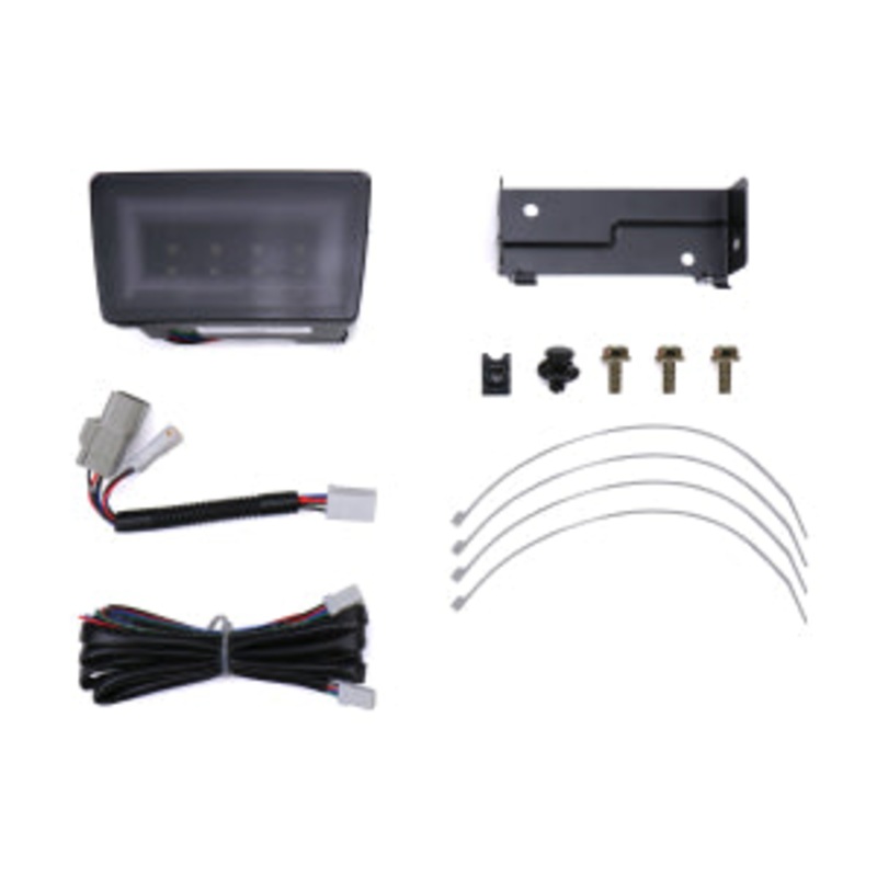 OLM 15-21 WRX/STI NB+R F1 Rear Brake Light | Smoke Lens, Gloss Black Base, White Bar | A.70051.3