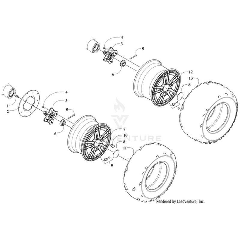 Wheel – Front By Arctic Cat