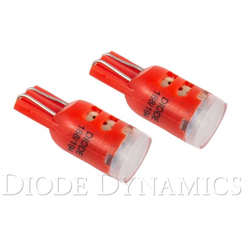 194 LED Bulb HP5 LED Red Short Pair Diode Dynamics