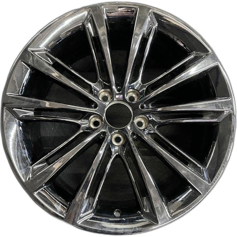 20″ BMW 528i 11-16 20×9 alloy rear 10 spoke split spoke liquid black Original OEM Wheel Rim
