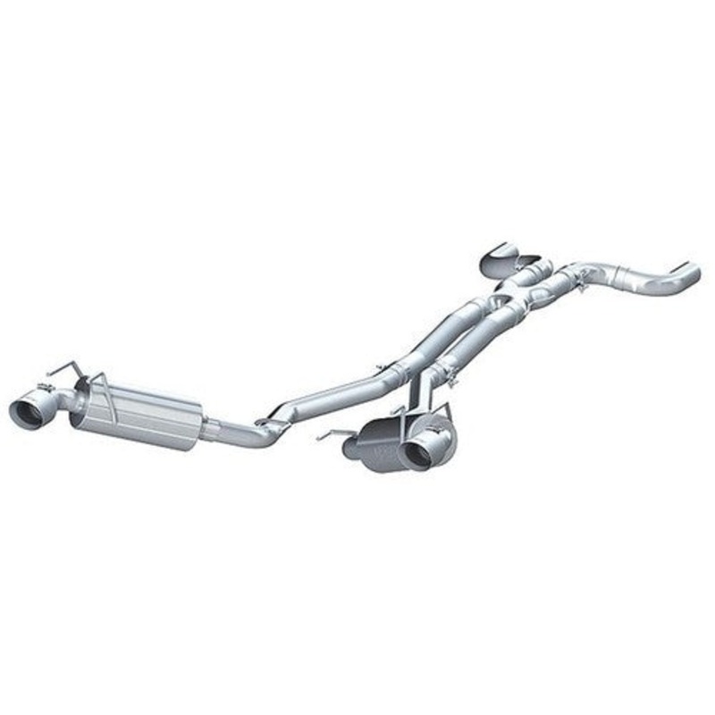 MBRP 2.5″ Dual Cat Back, Round Tips, T409, Chevy Camaro, V6 3.6L 2010 – 2015