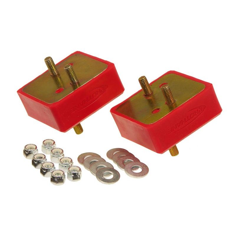 Prothane 67-92 Jeep V8 Motor Mounts – Red
