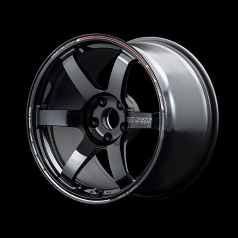 Volk Racing TE37 Saga S-Plus Time Attack Wheel – 18×8.5 +46 | 5×100 | Black / REDOT