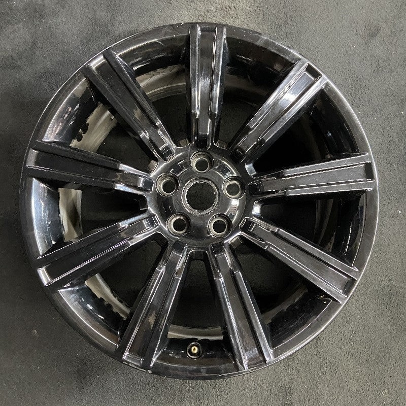 21″ RANGE ROVER 17 alloy 21×9.5 9 spoke gloss black Original OEM Wheel Rim