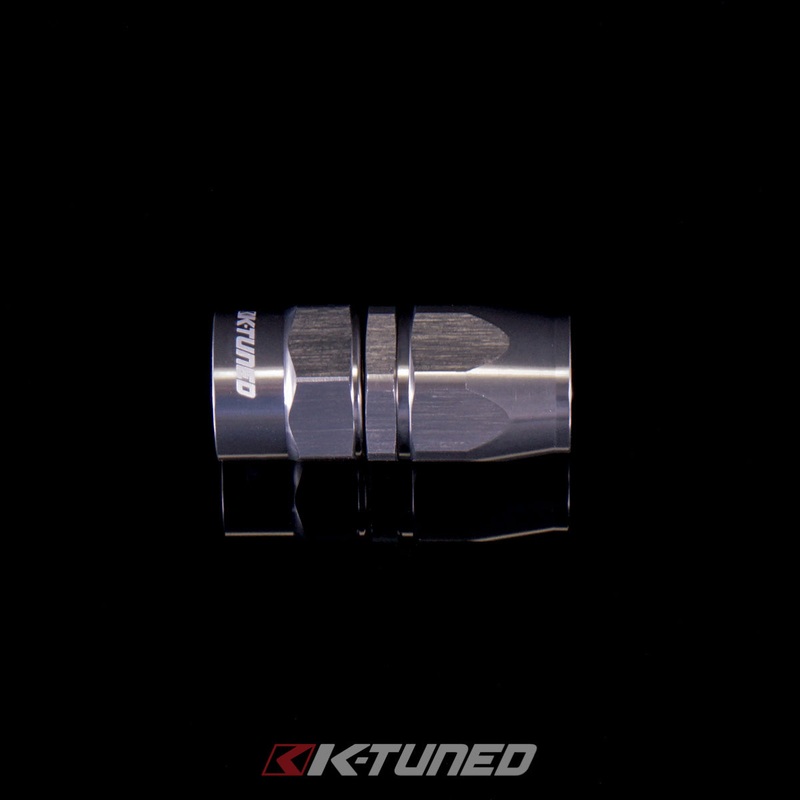 Aluminum Hose End Straight (Titanium)