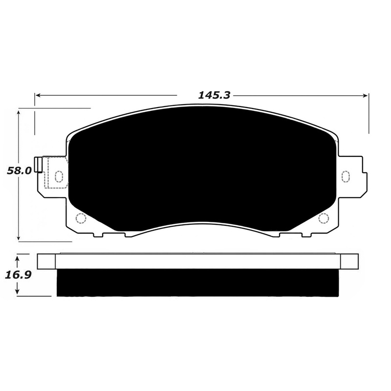 Porterfield Brake Pads for 2018 SUBARU CROSSTREK