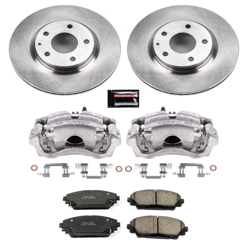 Power Stop Front Autospecialty Brake Kit w/ Calipers Mazda Mazdaspeed 3 2017-2018 | KCOE6971