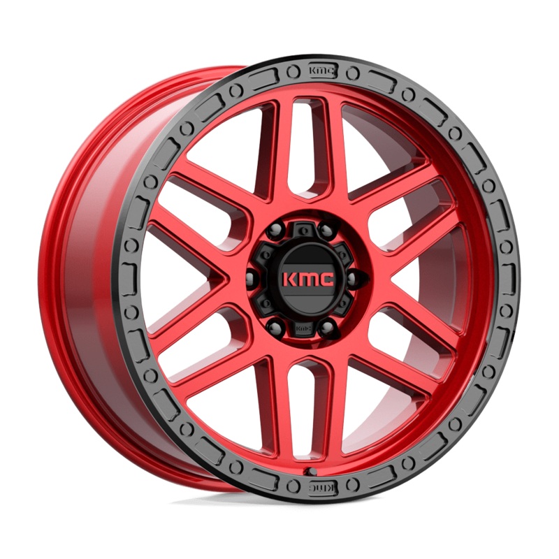 KMC Wheels KM544 Mesa 20″ 6×135 Candy Red With Black Lip