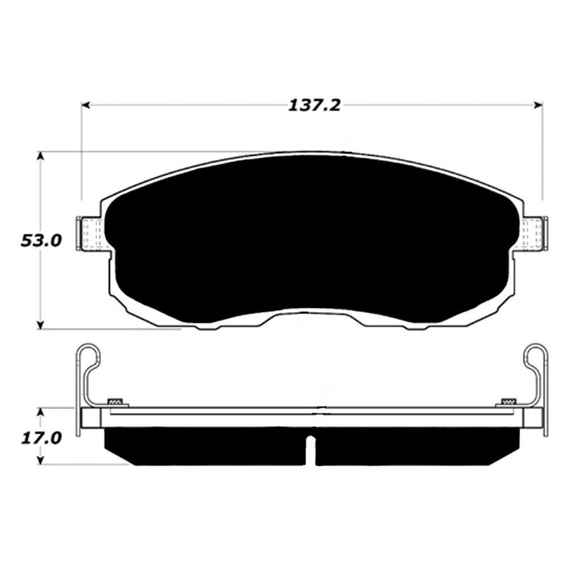 Porterfield Brake Pads for 2007 NISSAN SENTRA 2.0L