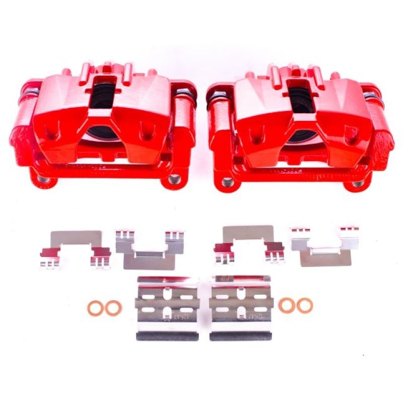 Power Stop 06-09 Cadillac XLR Rear Red Calipers w/Brackets – Pair