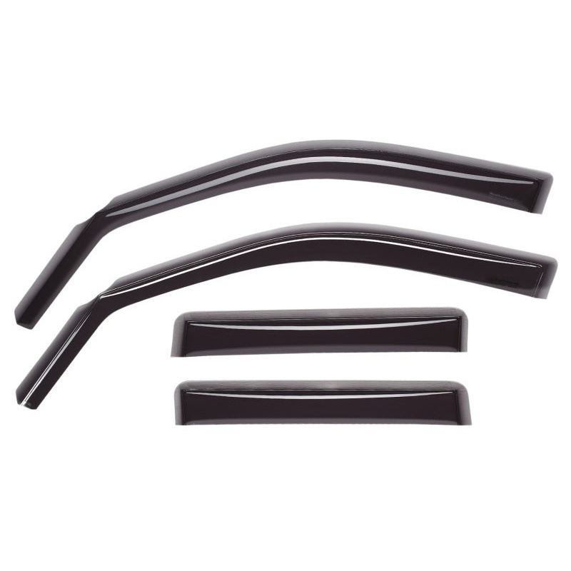 WeatherTech 15-20 Ford F-150 Super Crew / 17-20 Raptor) FR & RR Side Window Deflectors – Dark Tint