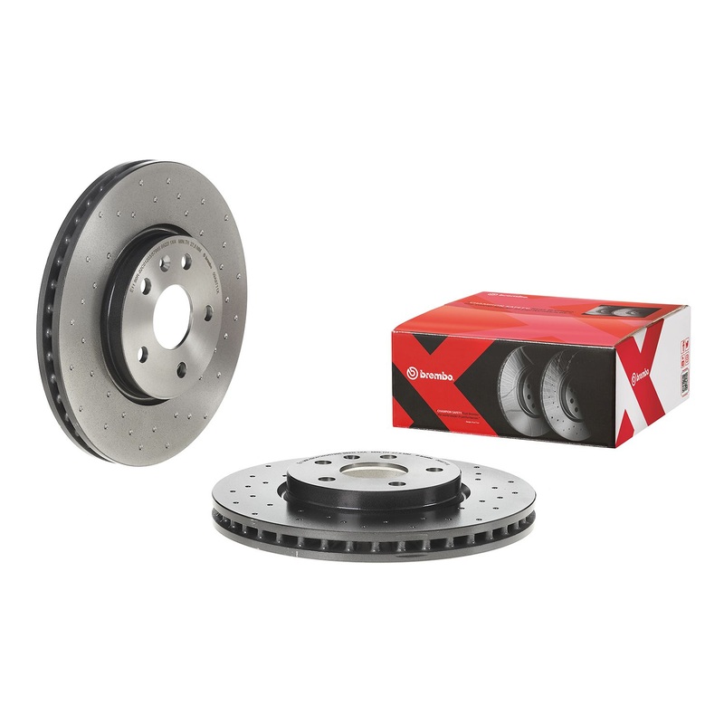XTRA Drilled Front Disc Brake Rotor – 09.A971.1X