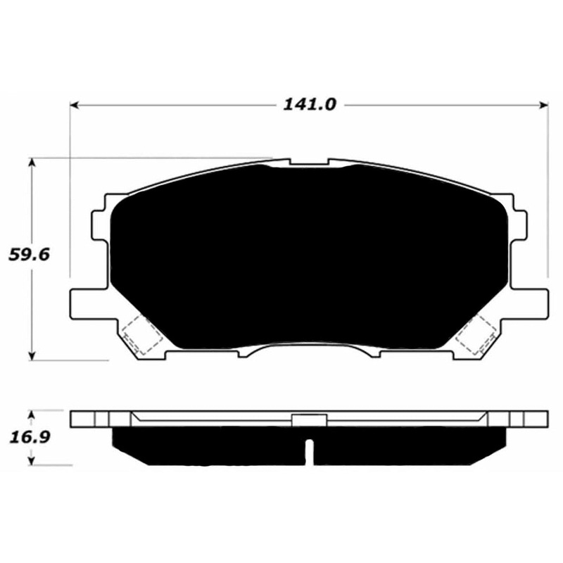 Porterfield Brake Pads for 2007 LEXUS RX 350