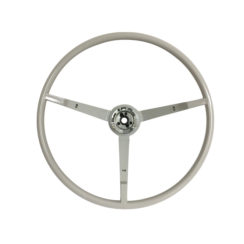 1965-1966 Ford Reproduction White Steering Wheel | ST3034WHITE