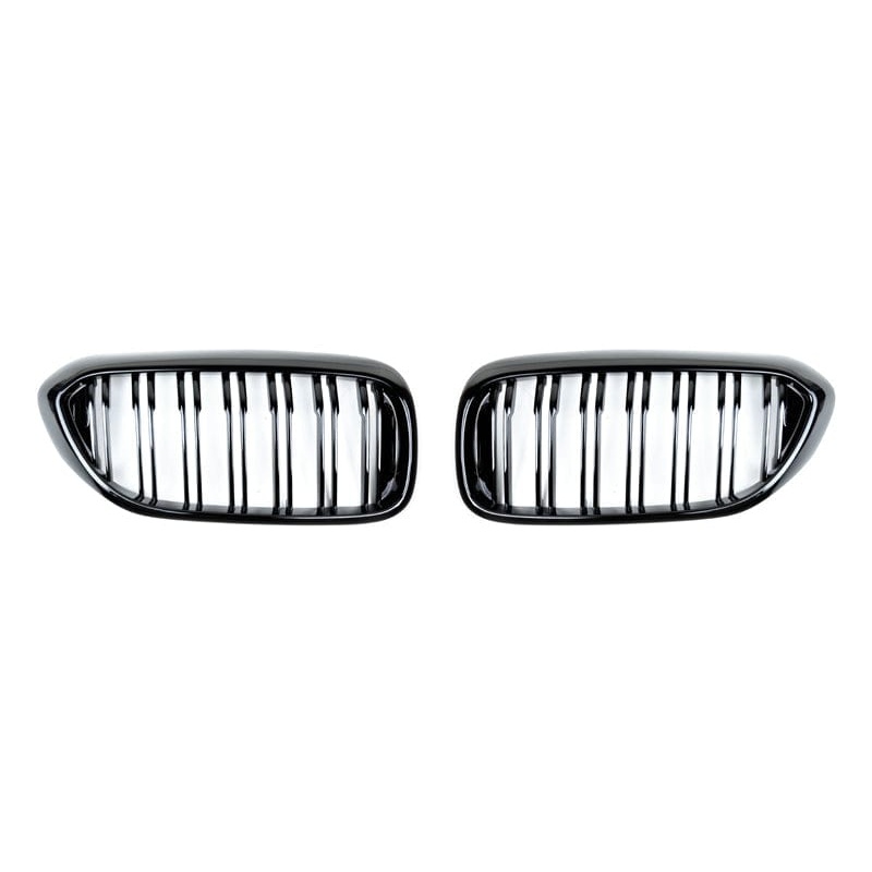 AutoTecknic Dual-Slats Gloss Black Front Grille Set – G30 5-Series