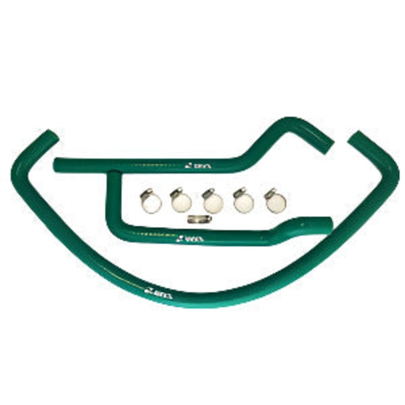 Custom Shaped IAME X30 Water Hose Kits for Radiator, Green Only