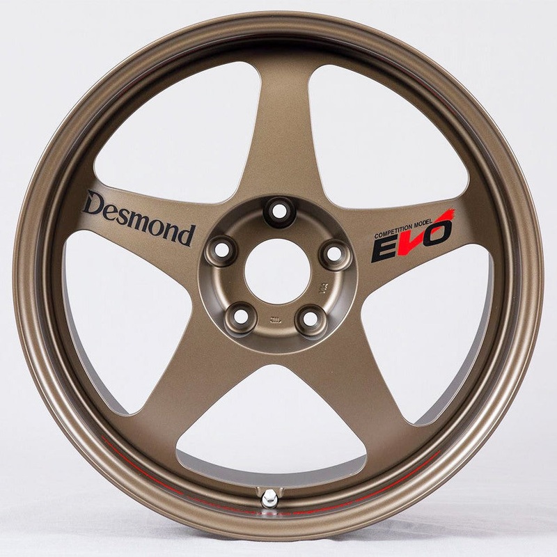 Desmond Regamaster EVO II 18×10 +25 5×120 Satin Bronze (SET)