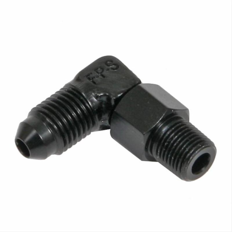 Fragola -6AN x 1/2 NPT 90 Degree Swivel – Black