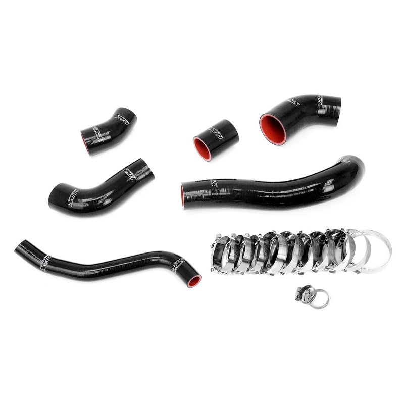 HPS Silicone Intercooler Boots Hose Kit | 2019 – 2021 Hyundai Veloster (57-2003-BLK)